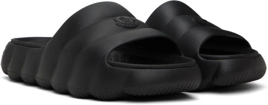 Moncler Black Lilo Slides