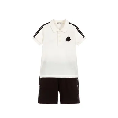 Moncler Compl. Polo and Shorts Set 