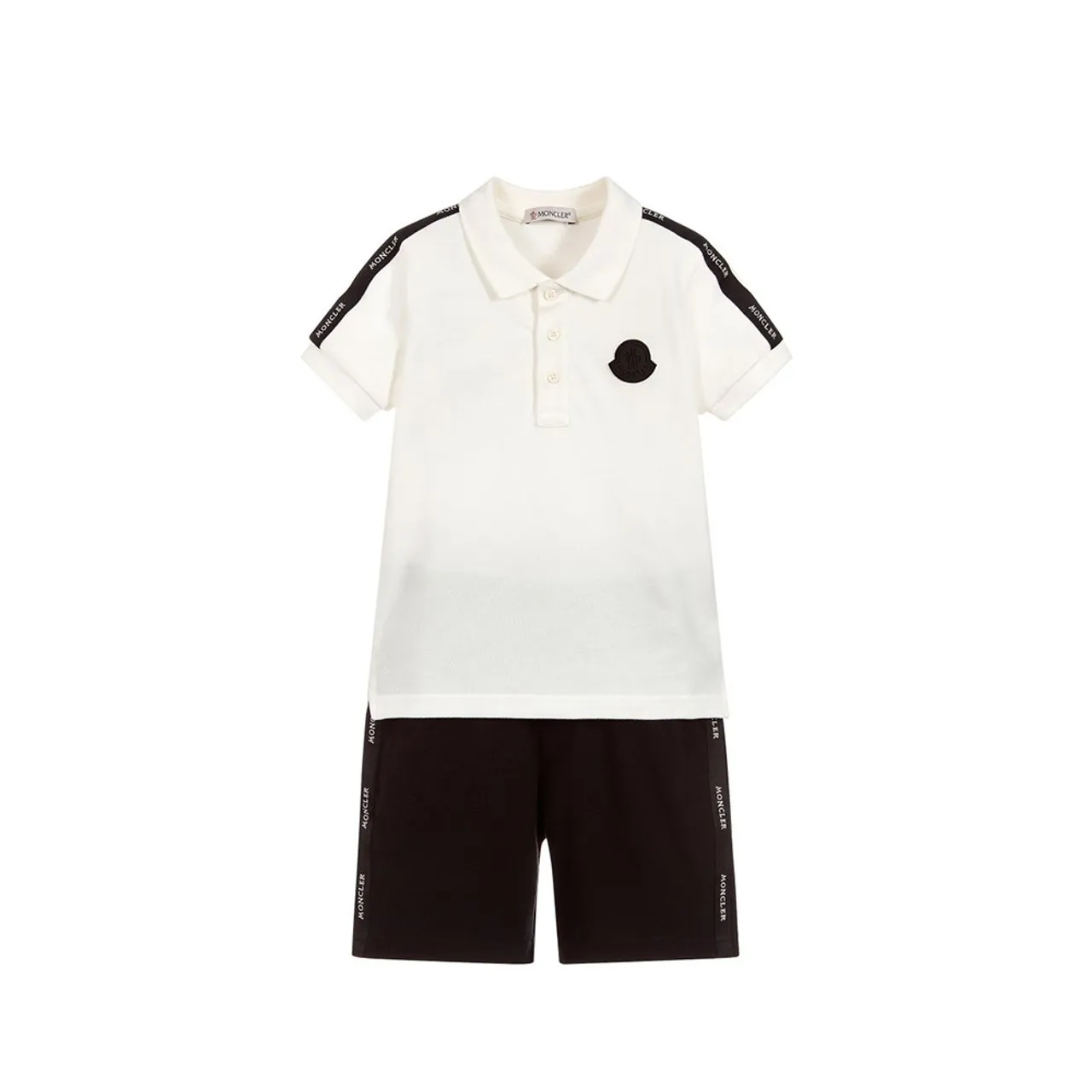 Moncler Compl. Polo and Shorts Set 