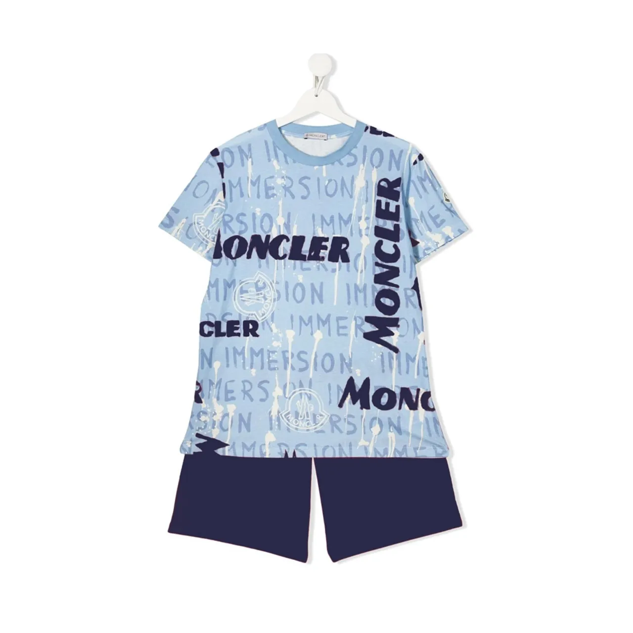 Moncler Completo Blue Set Top + Short  