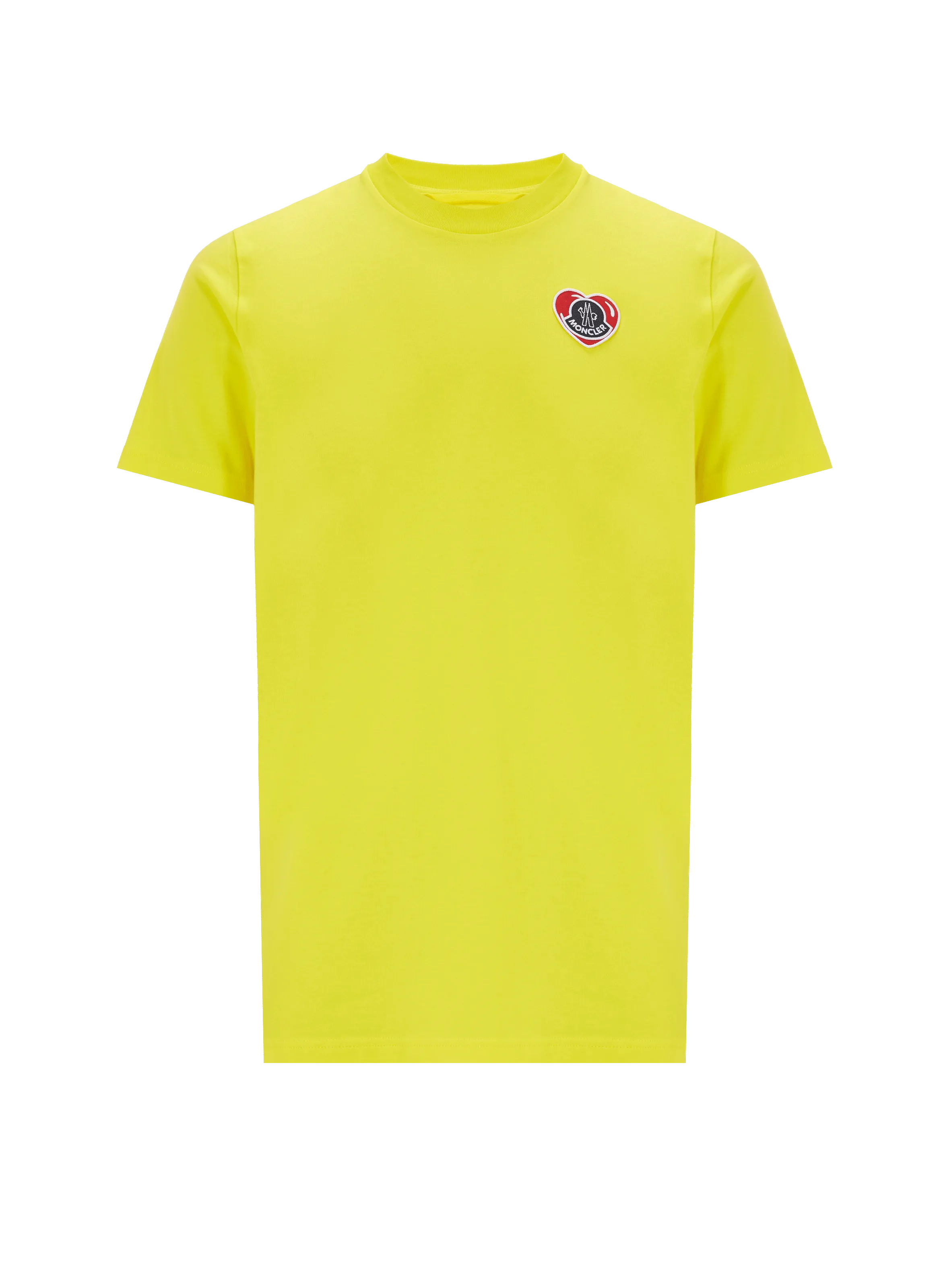 MONCLER  Cotton T-shirt - Yellow