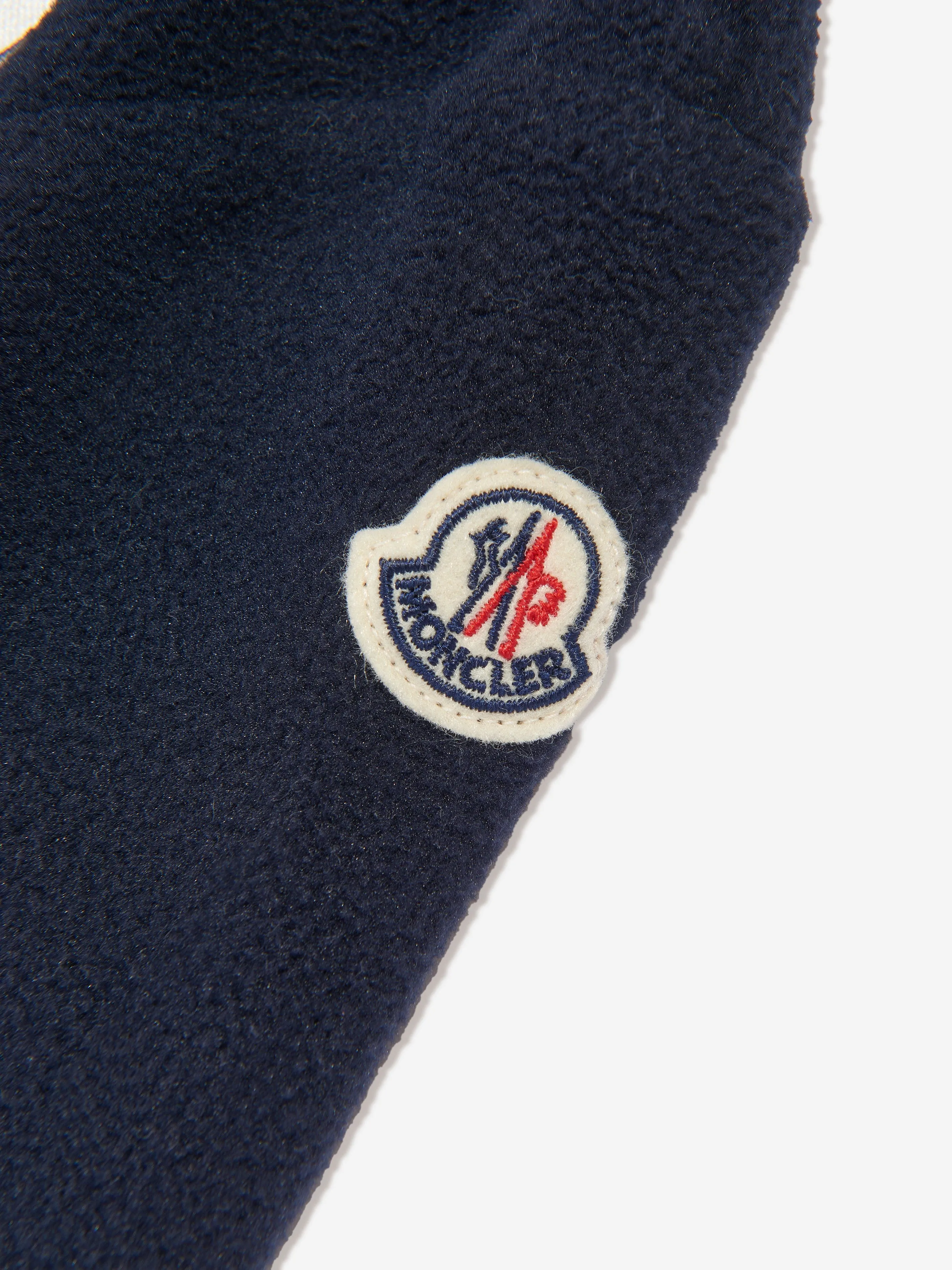 Moncler Enfant Baby Logo Pramsuit in Navy