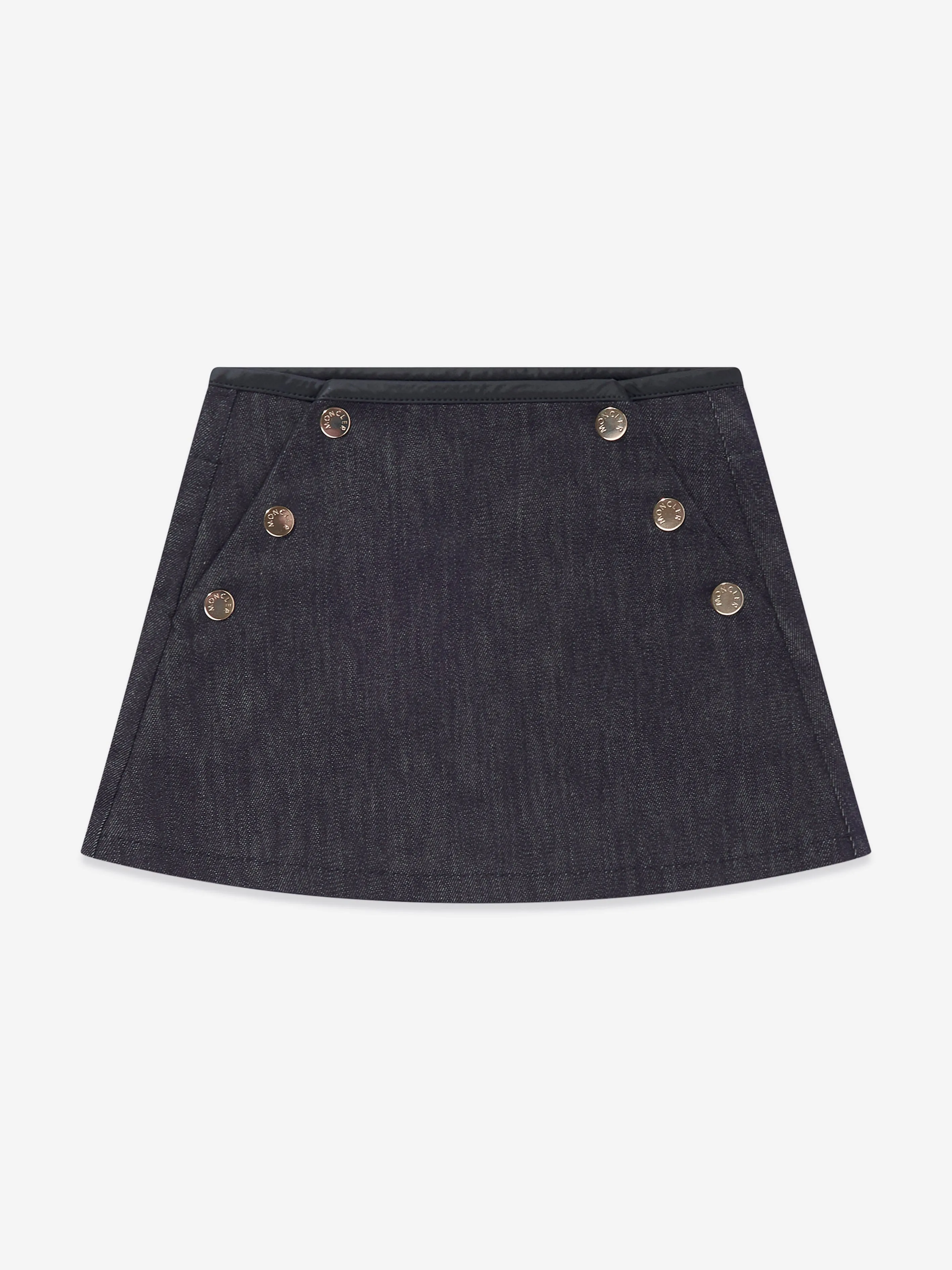 Moncler Enfant Girls A-Line Skirt in Grey