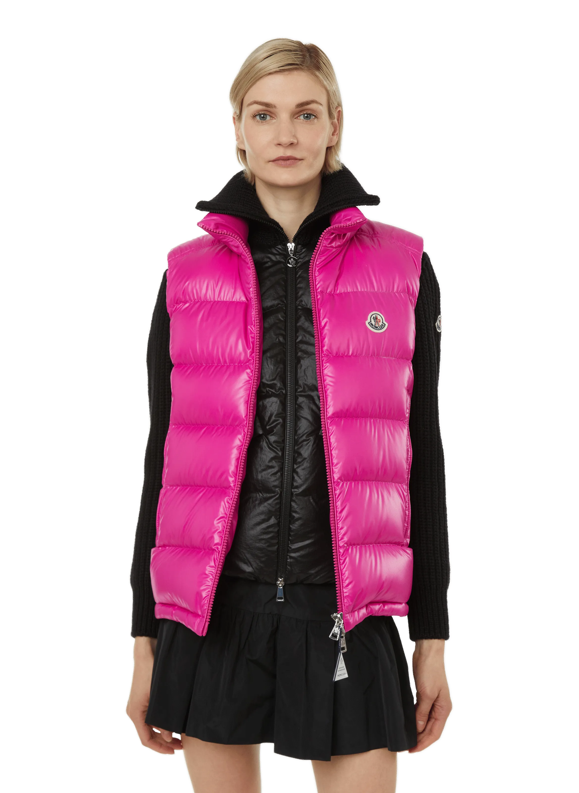 MONCLER  Gilet - Pink