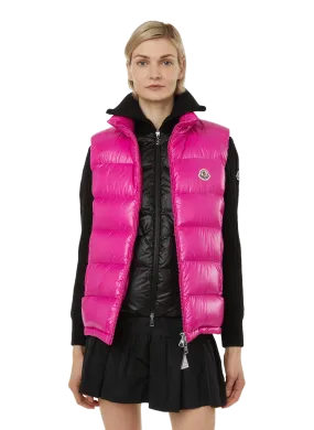 MONCLER  Gilet - Pink