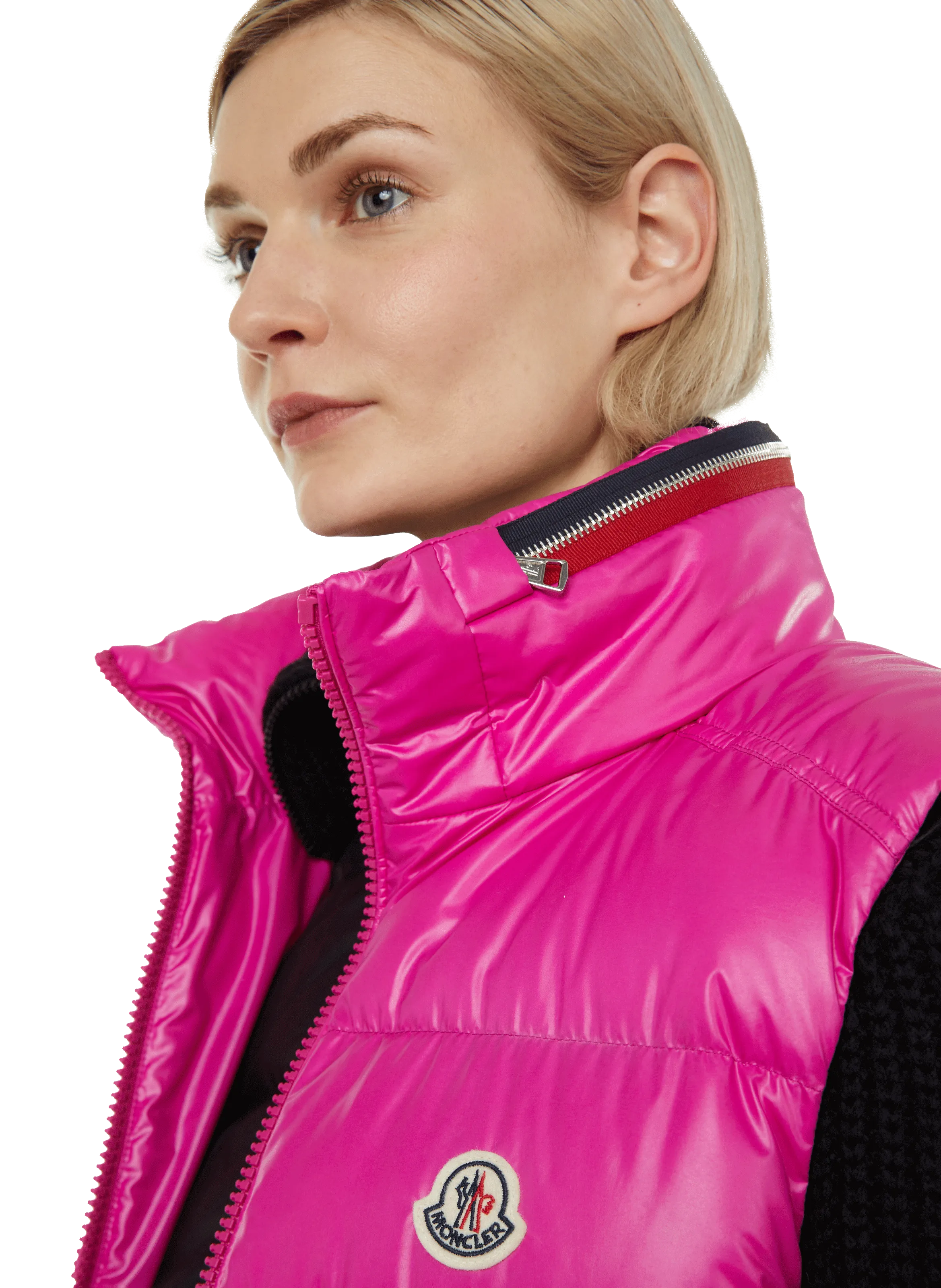 MONCLER  Gilet - Pink