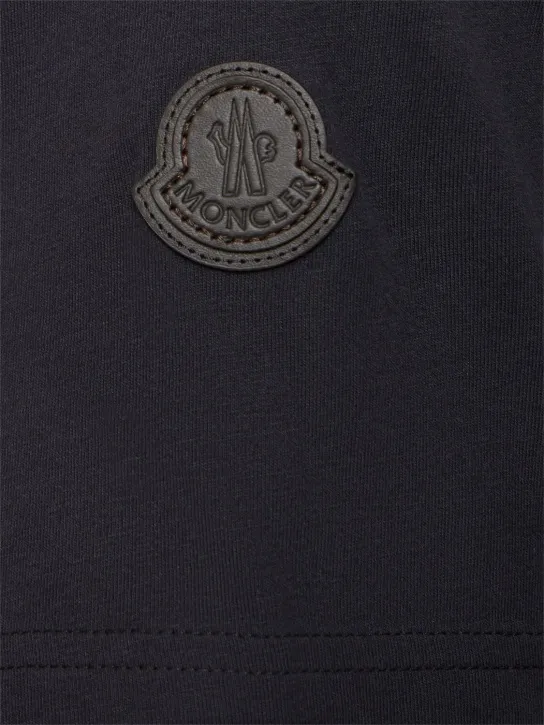 Moncler   Logo detail cotton t-shirt 