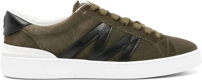 Moncler Monaco M suede sneakers Green