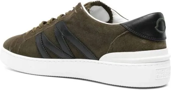 Moncler Monaco M suede sneakers Green