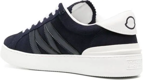 Moncler Monaco panelled sneakers Blue