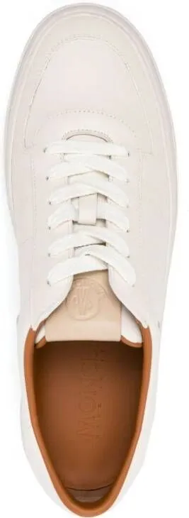 Moncler Monclub leather sneakers Neutrals