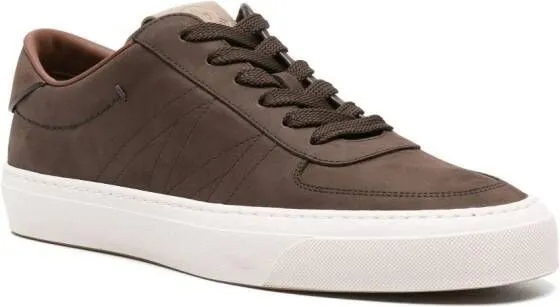 Moncler Monclub nubuck sneakers Brown