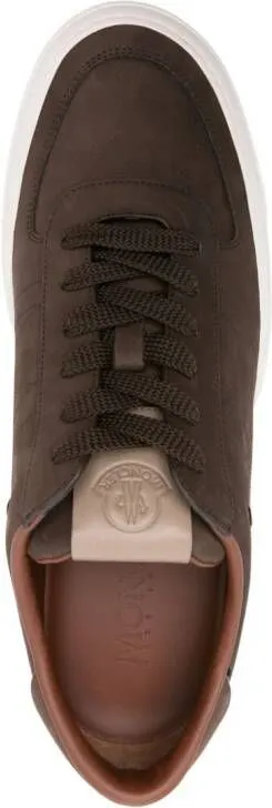 Moncler Monclub nubuck sneakers Brown