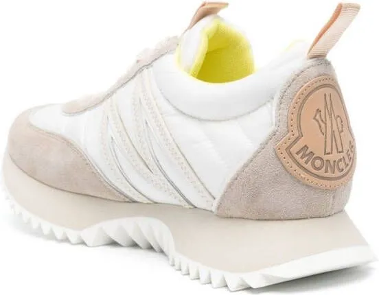 Moncler Pacey logo-patch sneakers White