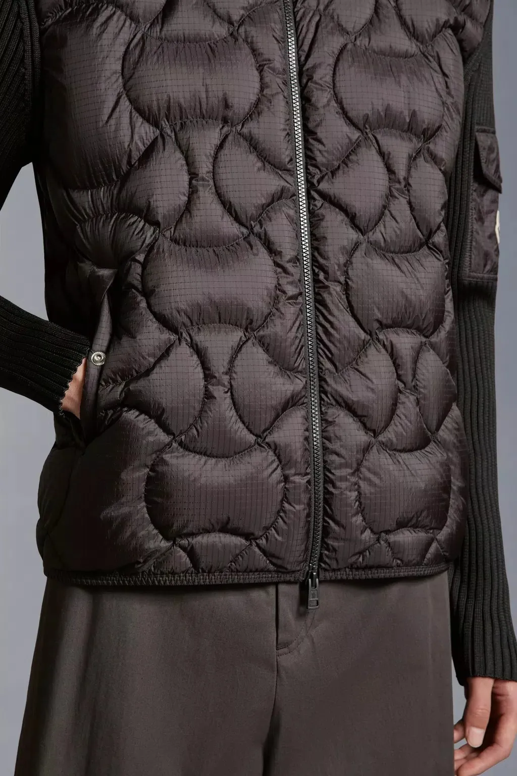 MONCLER  |Padded Hooded Cardigan