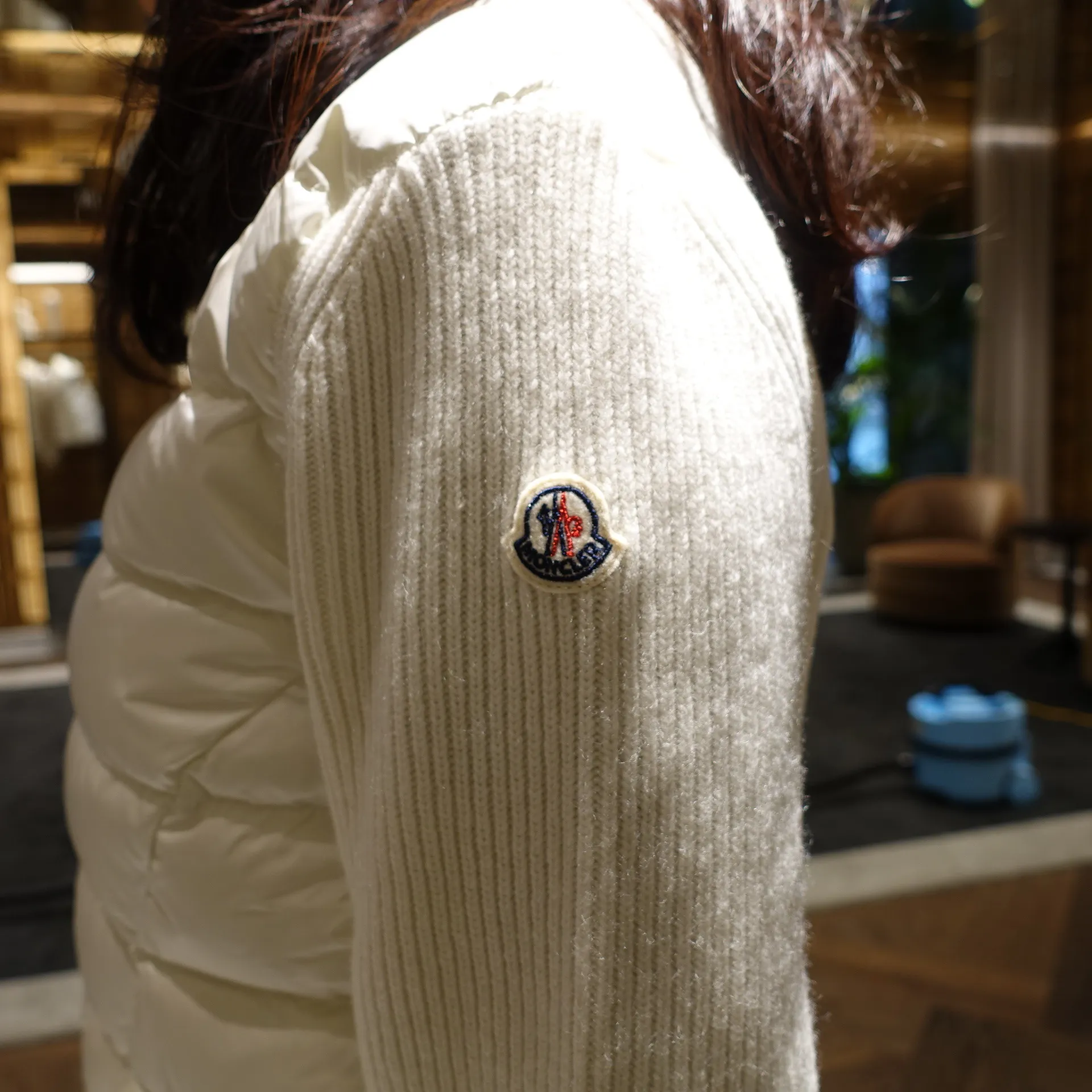 MONCLER  |Padded Wool Cardigan