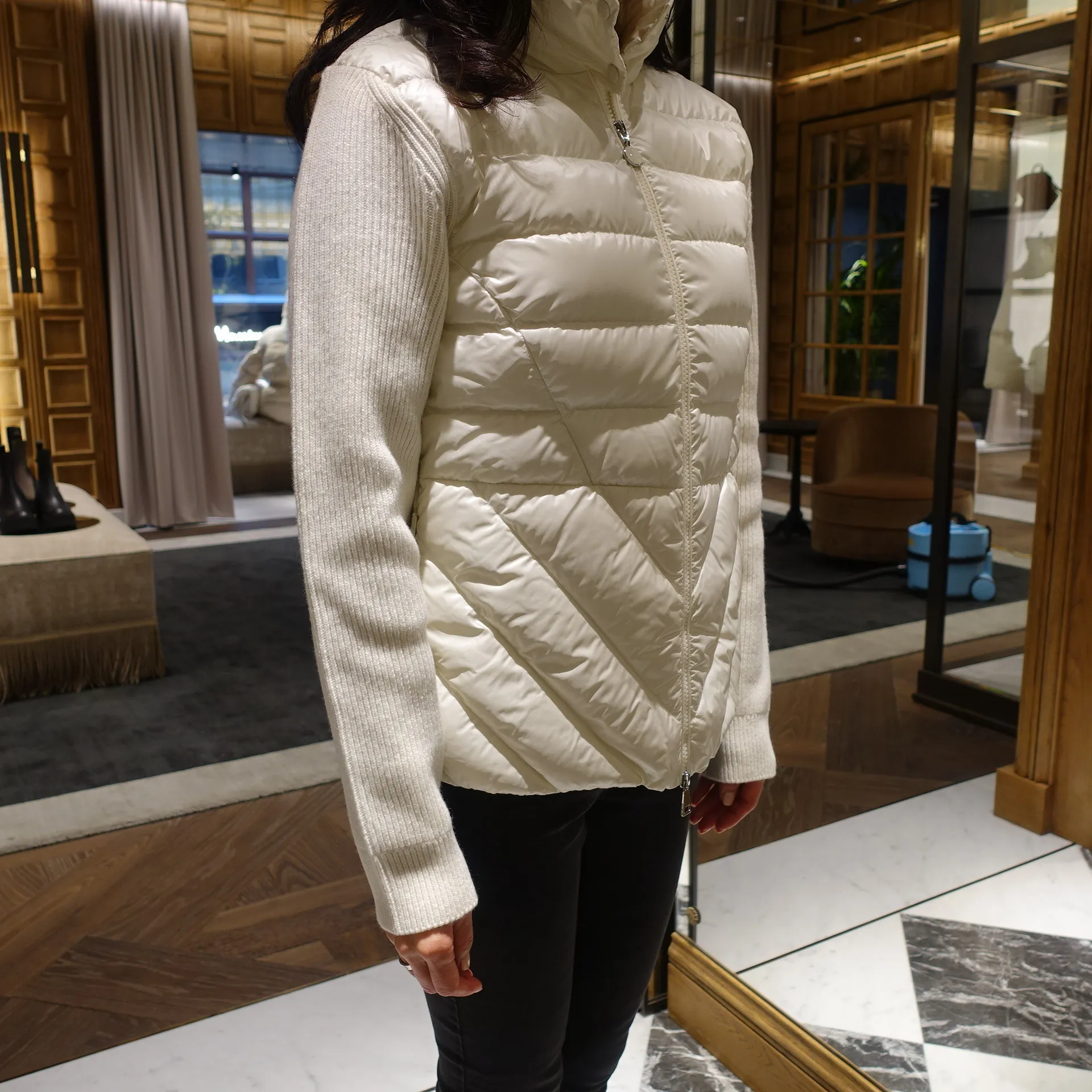 MONCLER  |Padded Wool Cardigan