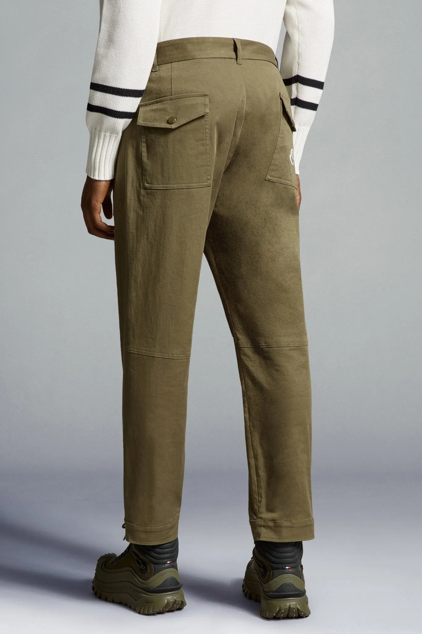 Moncler - Pantalon Olive coton