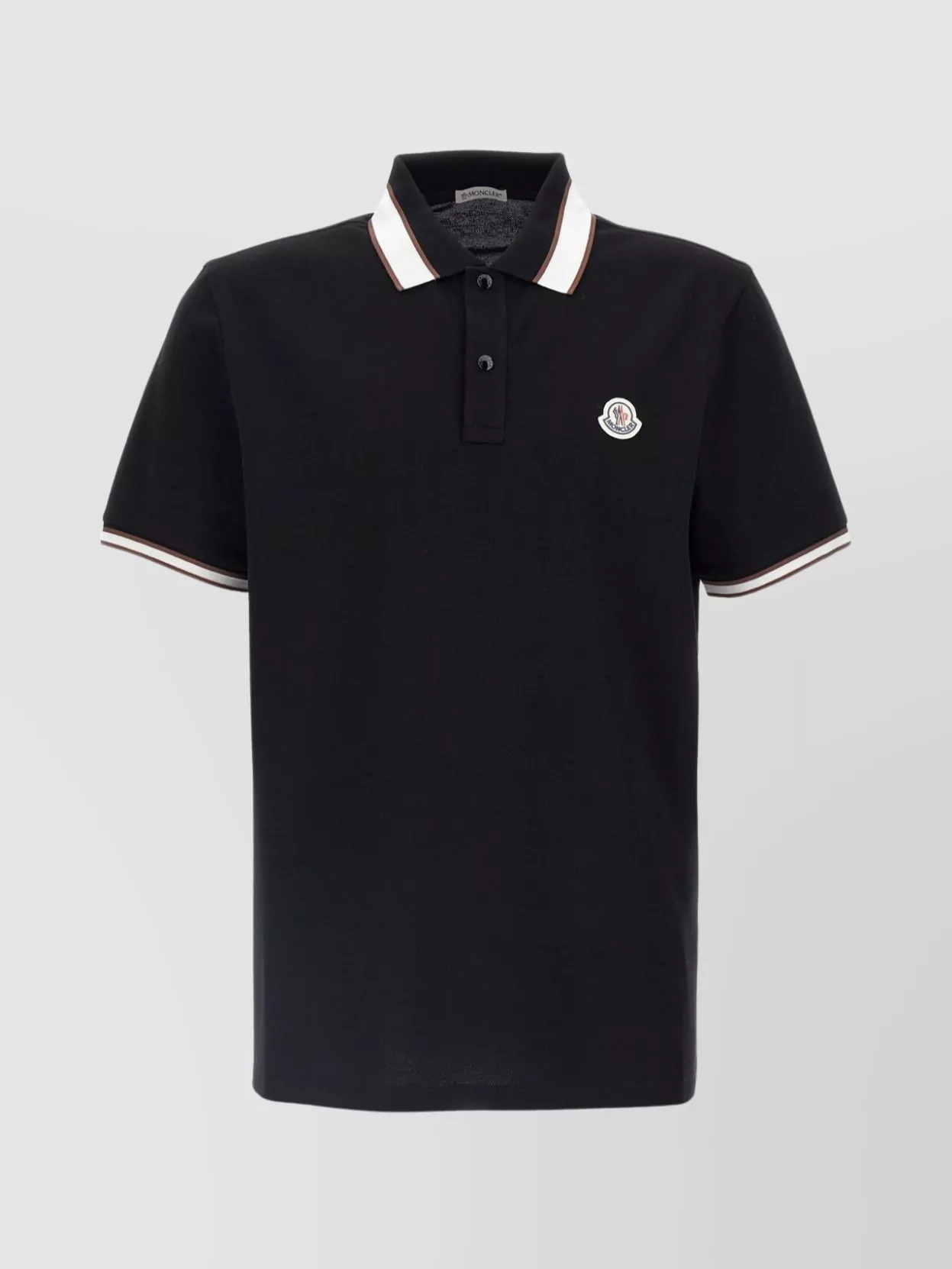 Moncler   Patch logo polo shirt