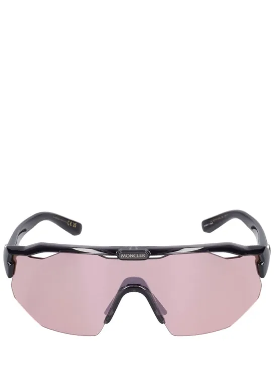 Moncler   Shield acetate mask sunglasses 