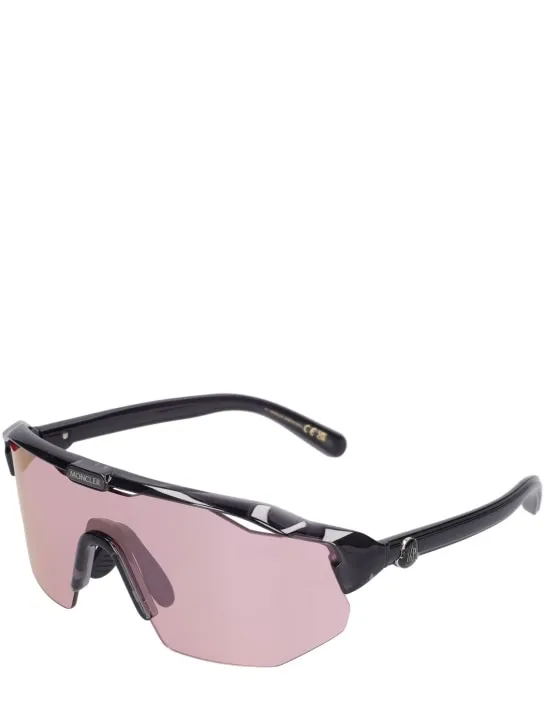 Moncler   Shield acetate mask sunglasses 