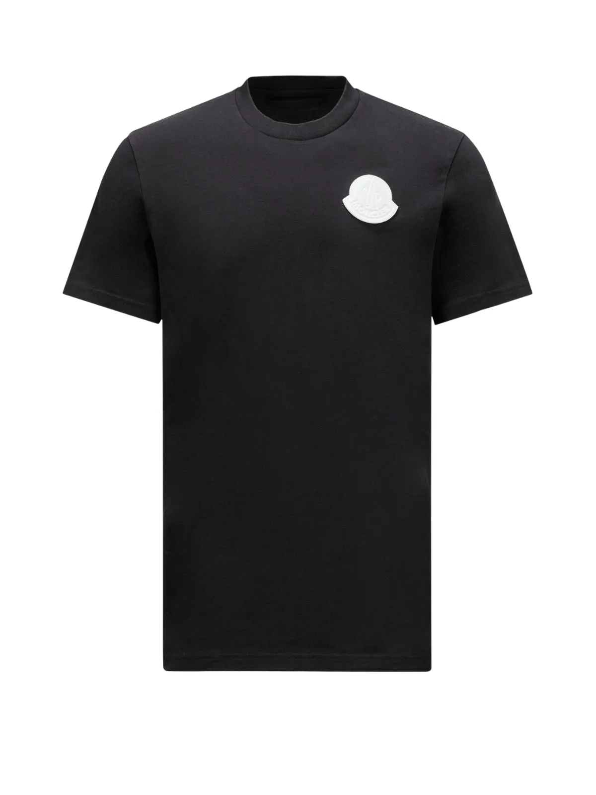 Moncler T-Shirt Patch Logo Black