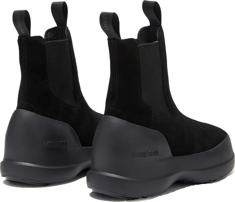 Moon Boot Women's Luna Chelsea Suede Black | Buy Moon Boot Women's Luna Chelsea Suede Black here | Outnorth