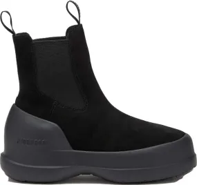 Moon Boot Women's Luna Chelsea Suede Black | Buy Moon Boot Women's Luna Chelsea Suede Black here | Outnorth