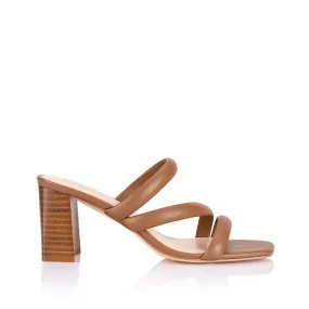 NaeNae Block Heel Sandals - Tan