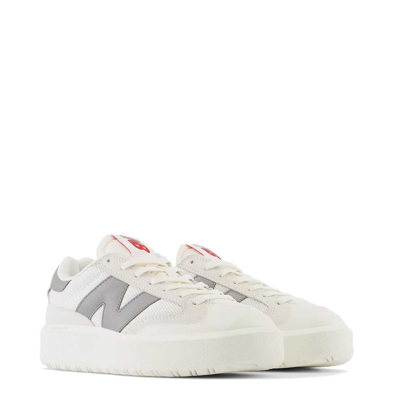 New Balance Womens CT302 Trainers Sea Salt / Shadow Grey / Team Red