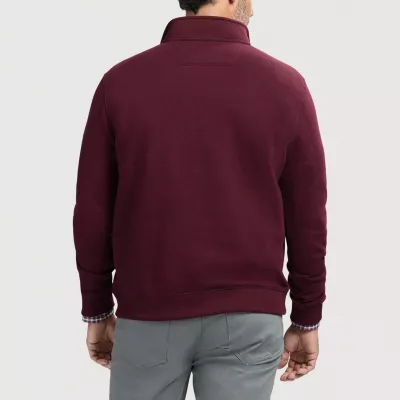 new!IZOD Advantage Performance Mens Long Sleeve Quarter-Zip Pullover