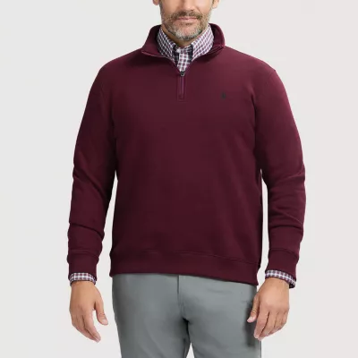 new!IZOD Advantage Performance Mens Long Sleeve Quarter-Zip Pullover