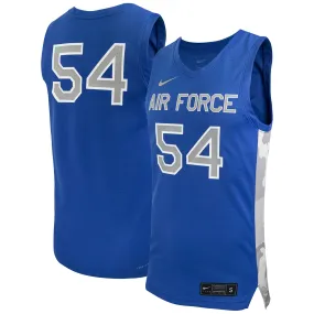 Nike #54 Air Force Falcons Royal Replica Basketball Jersey