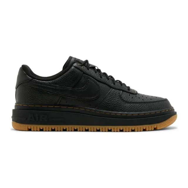 Nike air force 1 luxe (black gum/ black/ black/ bucktan/ gum yellow) men us 8-13 db4109-001