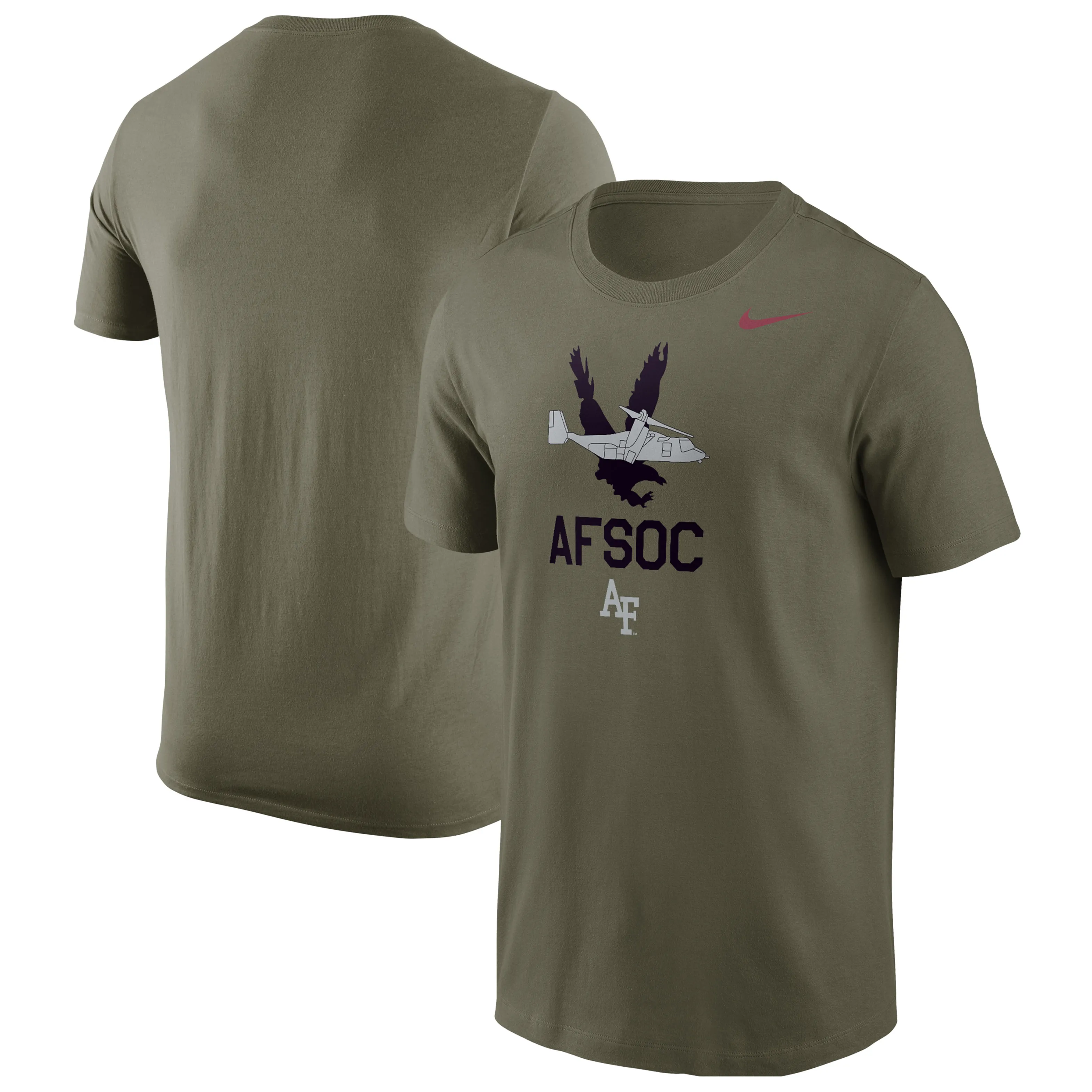 Nike Air Force Falcons Olive Special Operations Command T-Shirt