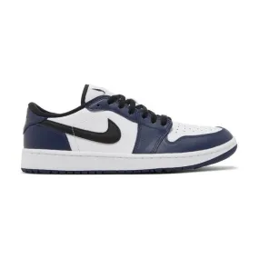 Nike air jordan 1 low golf (midnight navy/ white/ midnight navy/ black) men us 8-13 dd9315-104