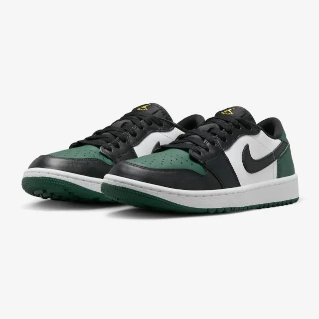 Nike air jordan 1 low golf (noble green/ white/ black/ white pollen) men us 8-13 dd9315-107