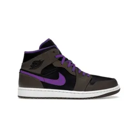 Nike air jordan 1 mid (palomino/ brown/ wild berry/ white/ p