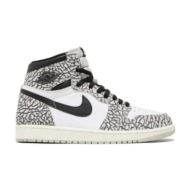 Nike air jordan 1 retro high og (white cement/ tech grey/ muslin/ black/ white) men us 8-13 dz5485-0