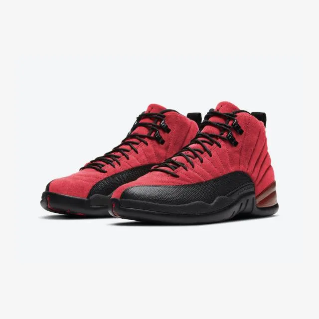 Nike air jordan 12 retro (reverse flu game/ varsity red/ black) men us 8-13 ct8013-602