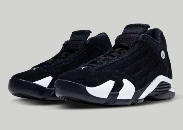 Nike air jordan 14 retro black white panda