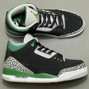 Nike air jordan 3 iii retro pine green 4-14 black cement grey white ct8532-030