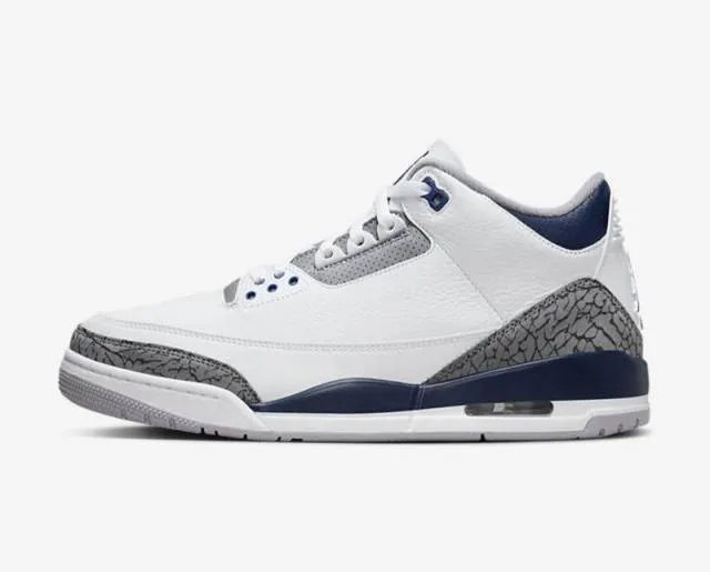 Nike air jordan 3 retro midnight navy ct8532-140