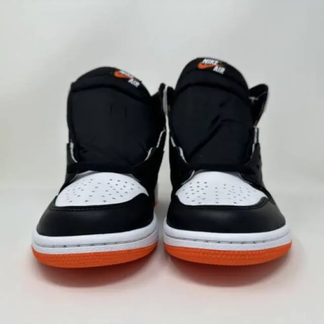 Nike air jordan retro i 1 high og electro orange men's size 9.5 11w 555088-180