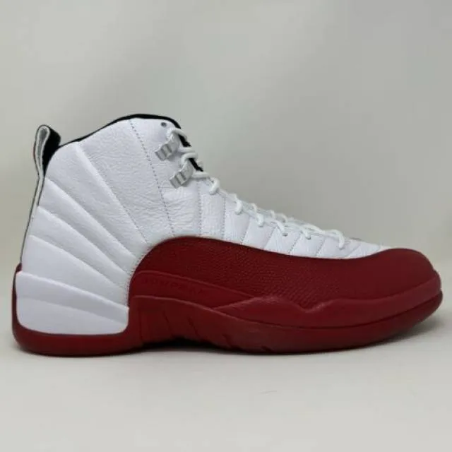 Nike air jordan retro xii 12 2023 cherry varsity red men's size 13 ct8013-116