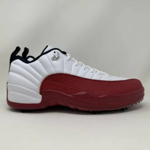 Nike air jordan retro xii 12 low golf cherry red 2022 men's size 13 dh4120-161