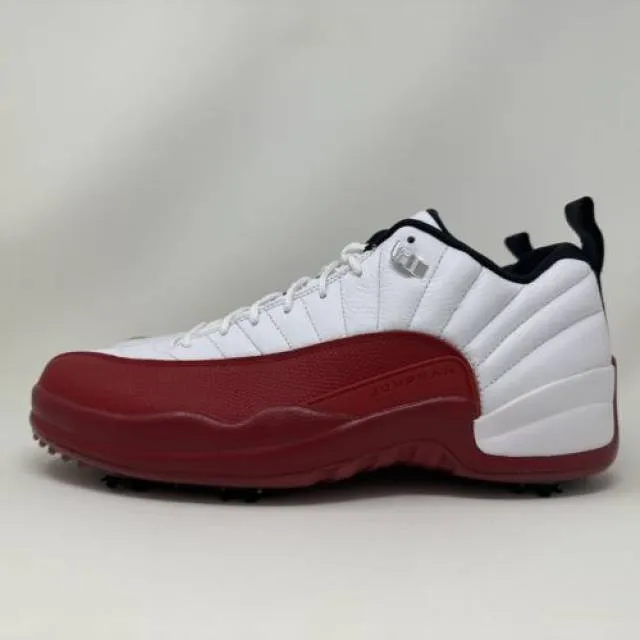 Nike air jordan retro xii 12 low golf cherry red 2022 men's size 13 dh4120-161