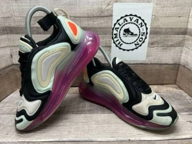 Nike air max 720 black fossil ci3868-001 women's size 5 preowned