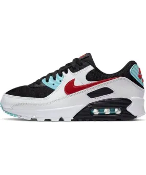 Nike Air Max 90 'Bleached Aqua Red'