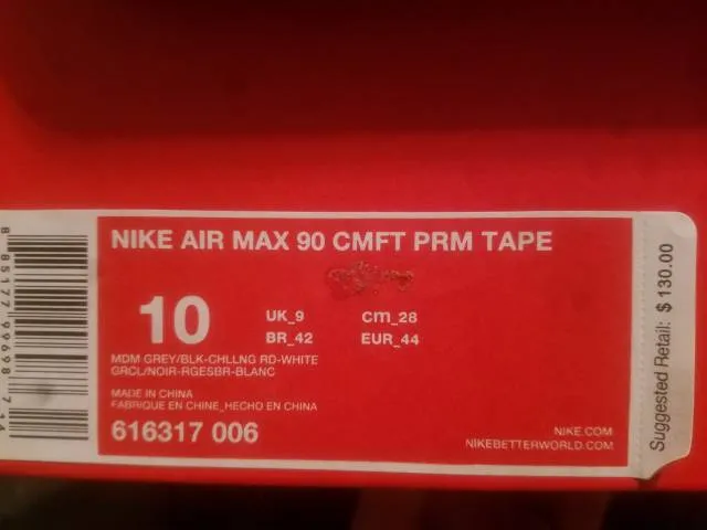 Nike air max 90 cmft prm tape glow